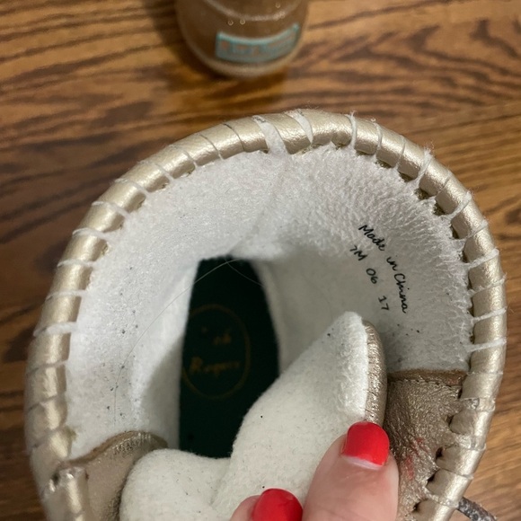 Jack Rogers Ladies Classic Gold Rain Boots Size 7 - Picture 7 of 10